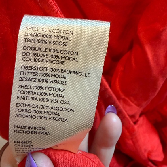 NWT Anthropologie Red Fringe Halter Valentines Tiered Fringe Maxi Dress 14 - Picture 6 of 11